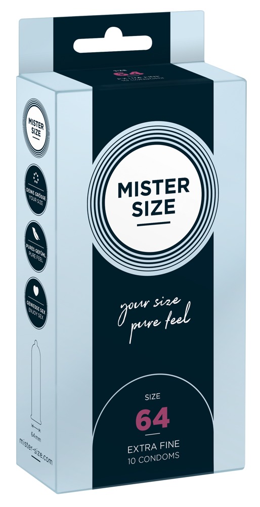 Mister Size 64mm pack of 10