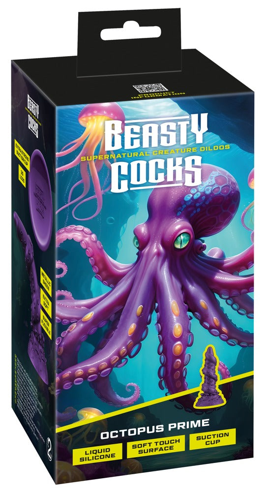 Octopus Prime fantāzijas faloimitators ar piesūcekni