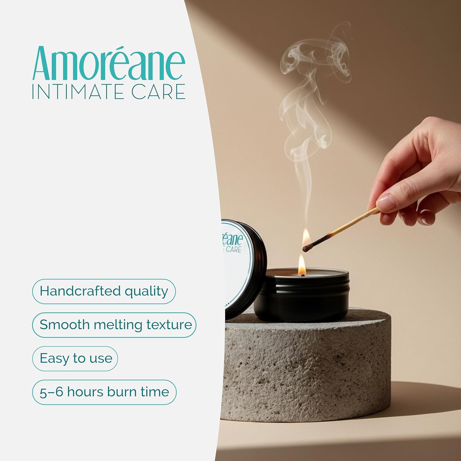 Amoreane Scented Massage Candle Tropical 30 ml - Photo 3