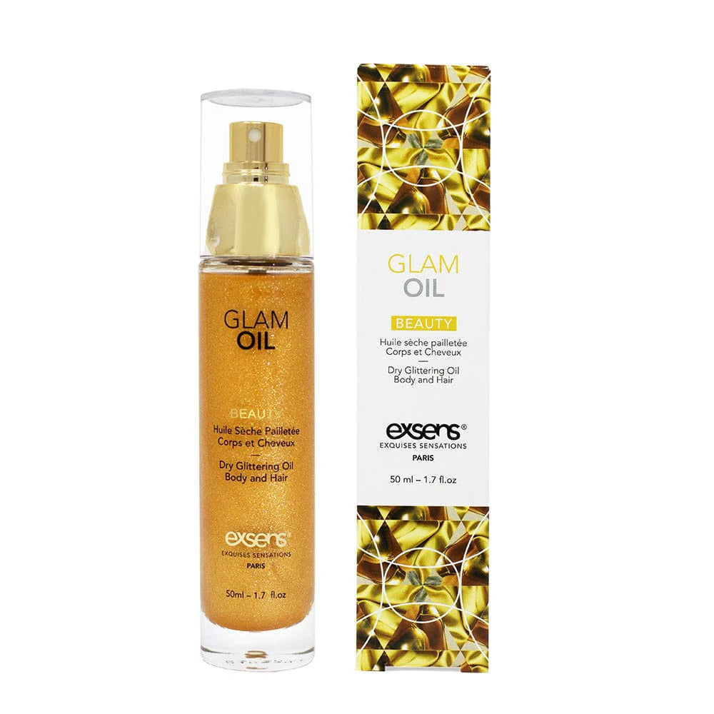 EXSENS Glam Oil zeltaini mirdzoša ķermeņa eļļa 50 ml - Foto 2