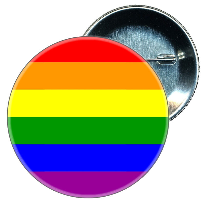 PRIDE значок с флагом ЛГБТ